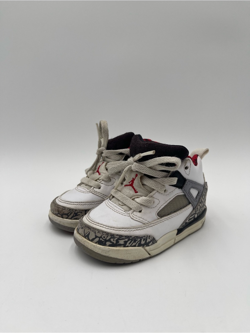 Nike Air Jordan 4 Retro OG TD White Cement Sneakers Shoes Baby Toddler Size 6C